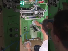 Impressora de tela curva Impressão de logotipo para tigela descartável