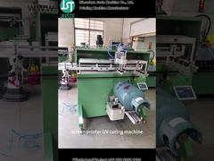 Impressora de tela curva Impressão de logotipo para cilindro de gás