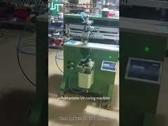 Impressora de tela curva Impressão de logotipo para balde de plástico (3)